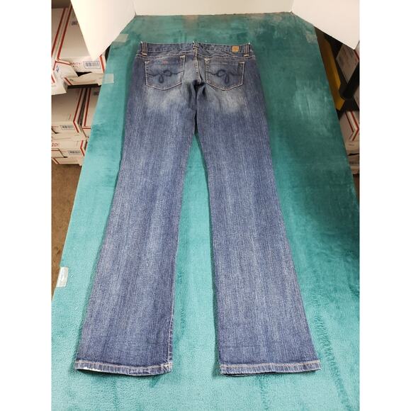 Guess Jeans Size 29 Womens Blue Pants Stretch Denim Mid Rise Bootcut - Picture 12 of 14